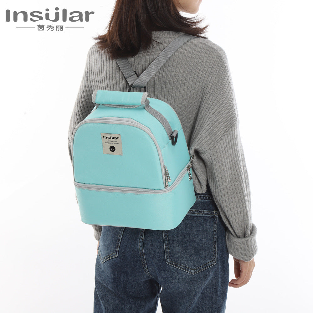 Yinxiuli Mommy Bag Multifunctional Maternal and Infant Milk Storage Bag Back Milk Bag Breast Milk Preservation Bag Breast Pump Storage Bag Cross-border