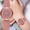New arrival gift gypsophilafashioncasualtrendy women's watch export belt quartz rhinestone watch exquisite