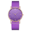 Factory direct wholesale women's silicone strap quartz watch - starry sky design, fashionable business casual trend watch