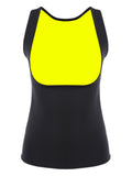 Hot shaper european and american women's neoprene workout sweat tank top - yoga, fitness, tummy control, and shaping