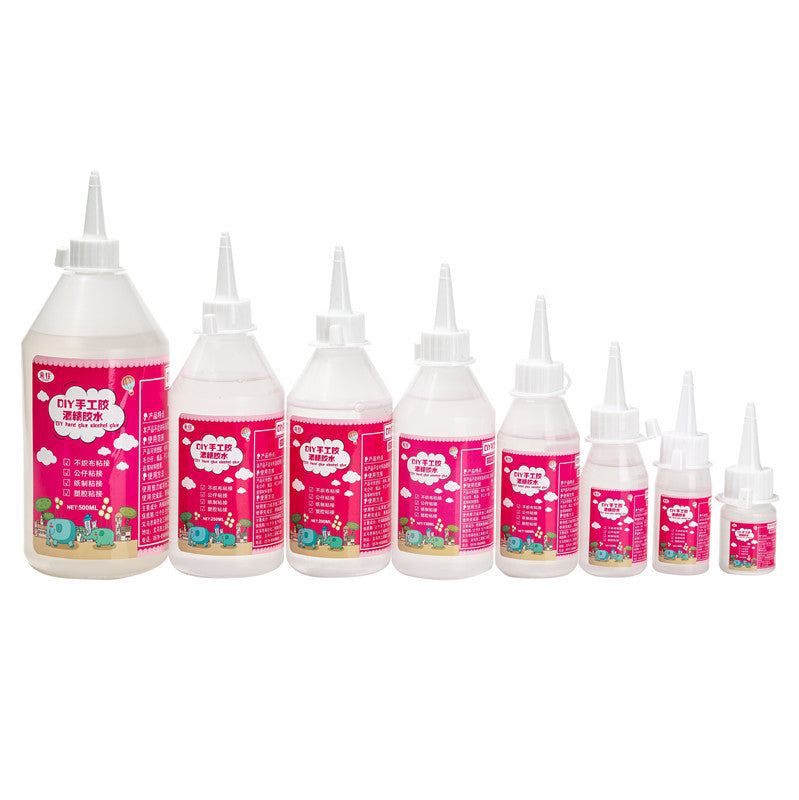 30Ml alcohol glue yellow label powder label colorless transparent photo hemp rope wood fabric ice cream stick glue alcohol glue