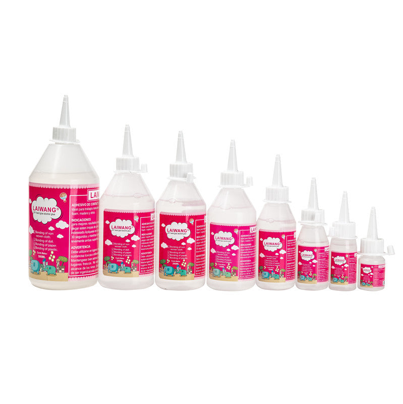 30Ml alcohol glue yellow label powder label colorless transparent photo hemp rope wood fabric ice cream stick glue alcohol glue