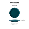 Nordic creative home dinner plates western food trays steak plates ceramic tableware breakfast plates round plates popular dessert plates