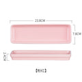Ceramic rectangular serving platter - nordic style dinner plate for home, western cuisine, sushi, hotel, and restaurant use