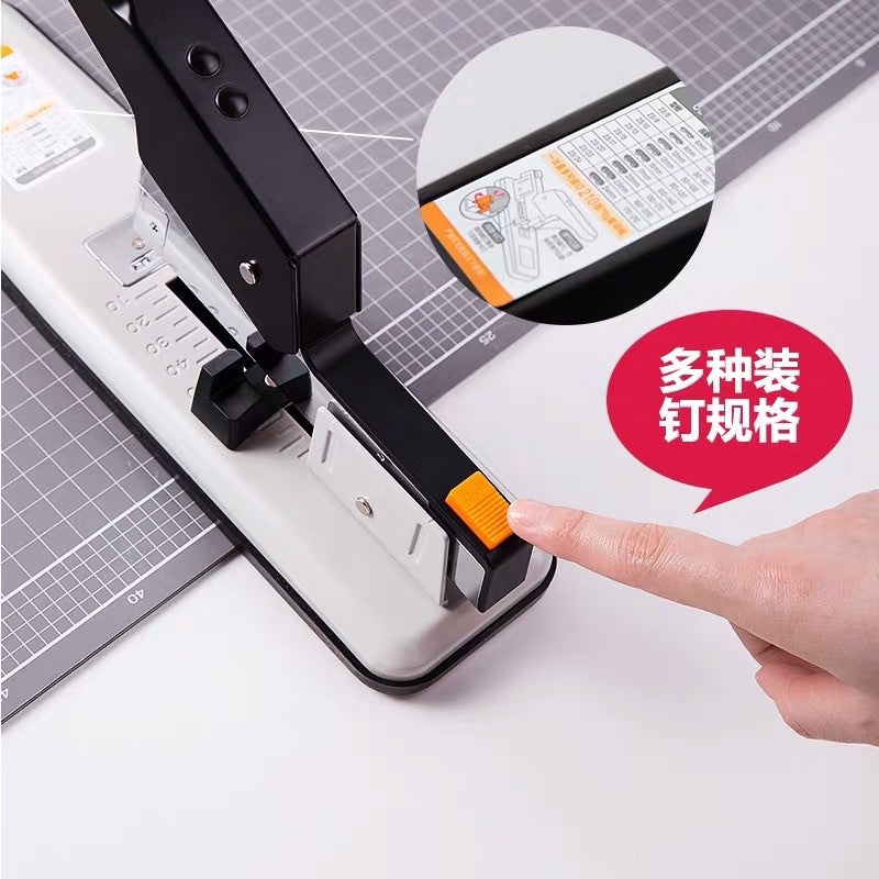 Deli 0299 labor-saving large stapler, large office thick stapler, can order 210 sheets of paper