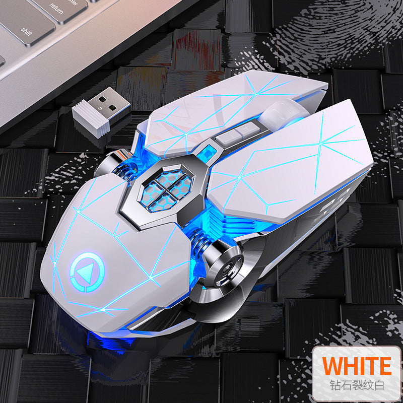 Silver sculpt a7 rechargeable wireless mouse - silent computer accessory for home, office, and gaming - amazon cross-border wholesale