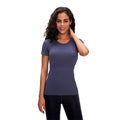New women's short-sleeve crew neck activewear t-shirt - running, fitness, slim fit, breathable, shaping yoga top - s2067