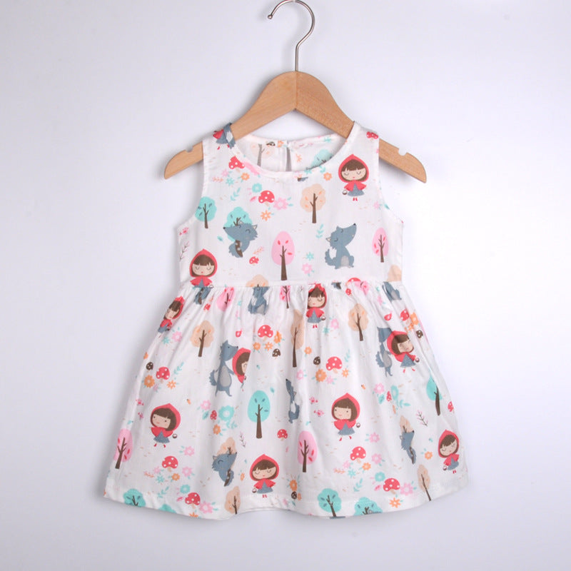 Bella treehouse children's wear baby princess dress girls' dress toddler summer outfit  new children's skirt pure cotton
