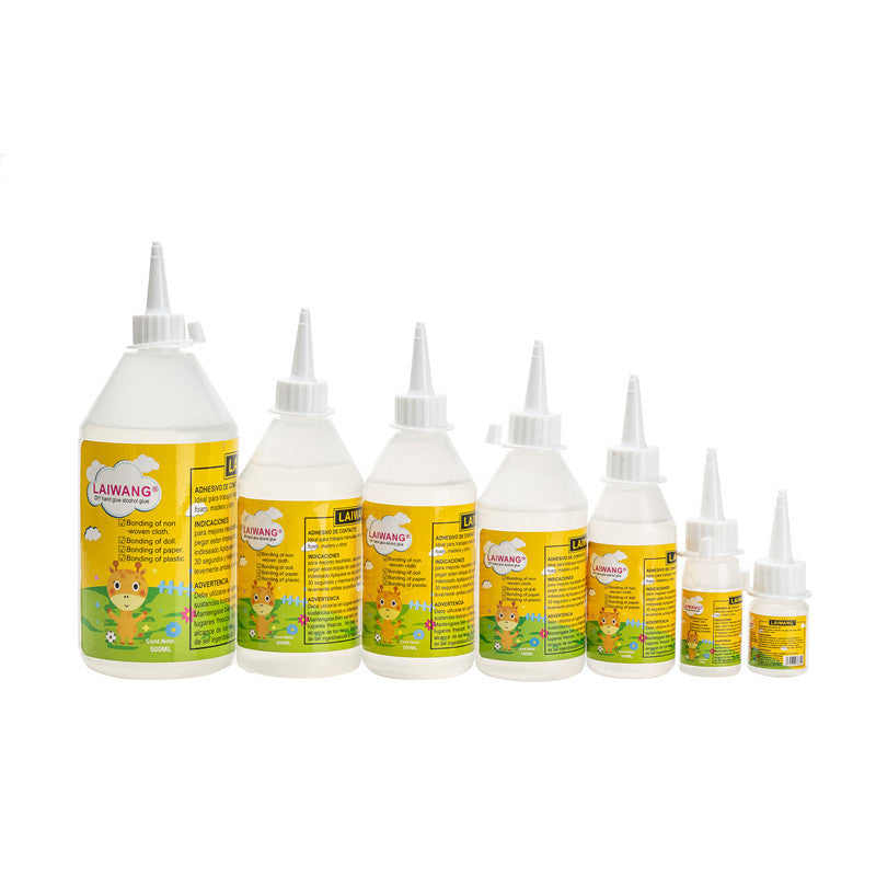 30Ml alcohol glue yellow label powder label colorless transparent photo hemp rope wood fabric ice cream stick glue alcohol glue