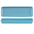 Ceramic rectangular serving platter - nordic style dinner plate for home, western cuisine, sushi, hotel, and restaurant use