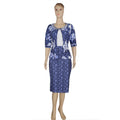 Kayaat cross-border sourcing: african plus-size women's clothing -  &  - printed & beaded two-piece outfit/dress