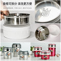 304 stainless steel vacuum pot thermal insulation multi-layer lunch box portable sealed compartment thermal insulation bucket lunch box