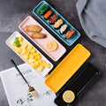 Ceramic rectangular serving platter - nordic style dinner plate for home, western cuisine, sushi, hotel, and restaurant use