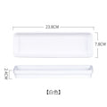 Ceramic rectangular serving platter - nordic style dinner plate for home, western cuisine, sushi, hotel, and restaurant use