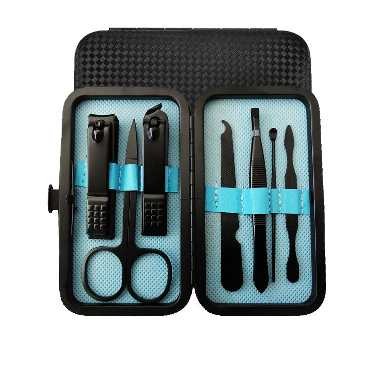 7-piece nail clipper set - beauty & manicure tools for fingernail and toenail care - includes nail clippers, nail files, and nail art accessories - customizable with logo