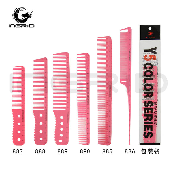 Ingrid Cross-border Hair Comb Hair Salon Cut Styling Comb Hair Tools Plastic Scale Comb Straight Hair Smooth Hair Comb