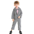 Factory direct children's autumn/winter boys' suit three-piece set, boy's flower boy outfit, british style wholesale