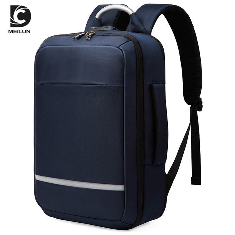 Cross-border new multi-functional anti-theft brush business travel backpack three-purpose handbag Oxford cloth computer backpack men
