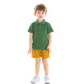 Ins new summer boys' polo shirt & shorts casual set - kids' two-piece outfit - wholesale baby clothing