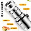 Chuxingfa 304 stainless steel vacuum insulation bucket three-layer lunch box portable household lunch box student pot