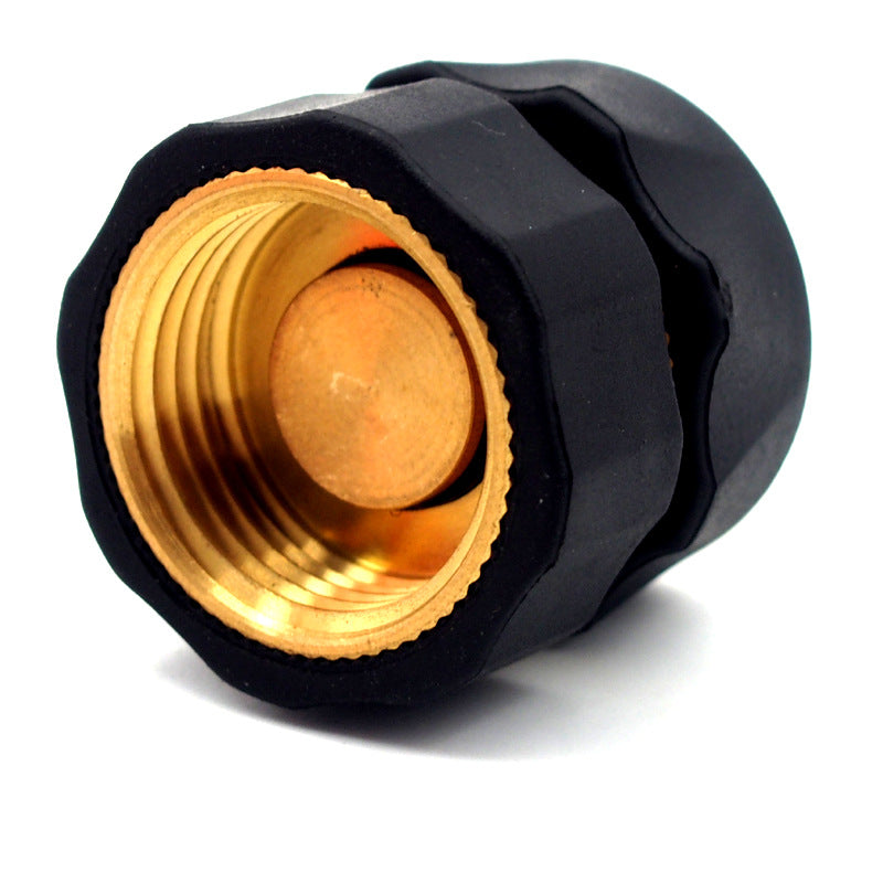 3/4 "female thread American quick connector, garden water pipe accessories three-piece set, home car washing machine parts