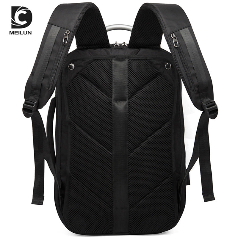 Cross-border new multi-functional anti-theft brush business travel backpack three-purpose handbag Oxford cloth computer backpack men