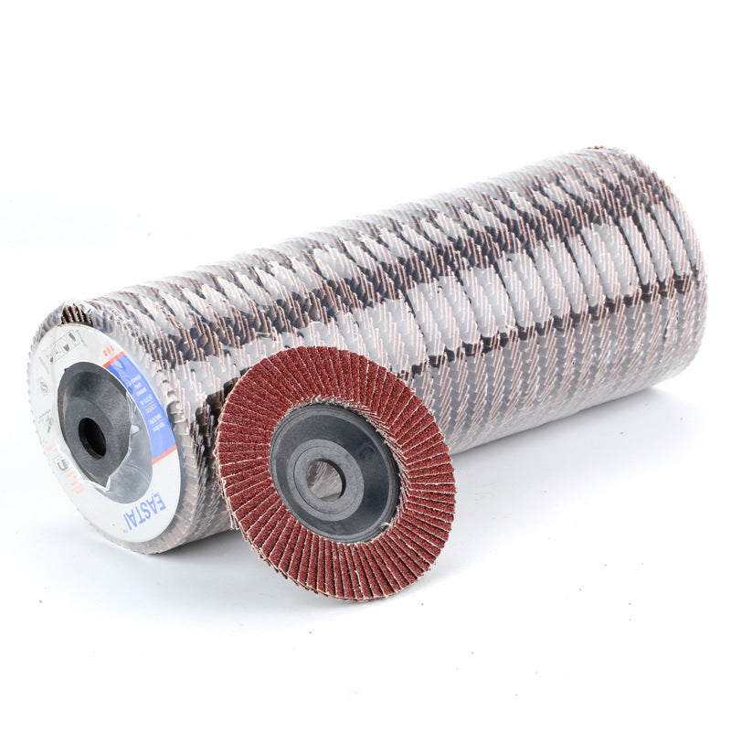 Rust removal and grinding louver louver wheel, plastic shell polishing sheet abrasive cloth wheel, thickened plane polishing wheel wholesale manufacturer