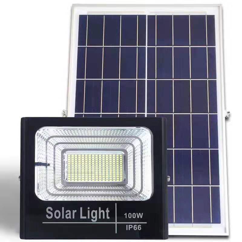 Cross-border integrated LED street light outdoor lighting solar floodlight 200W garden light floodlight emergency light