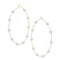 Pearl earrings wholesale european and american cross-border alloy silver jewelry women's niche rings exaggerated stylish high-end earrings