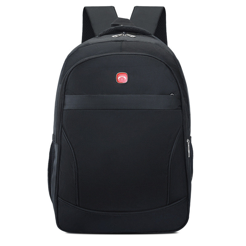 School bag customization Small batch logo Men's computer bag Large capacity black backpack Business backpack, commuting