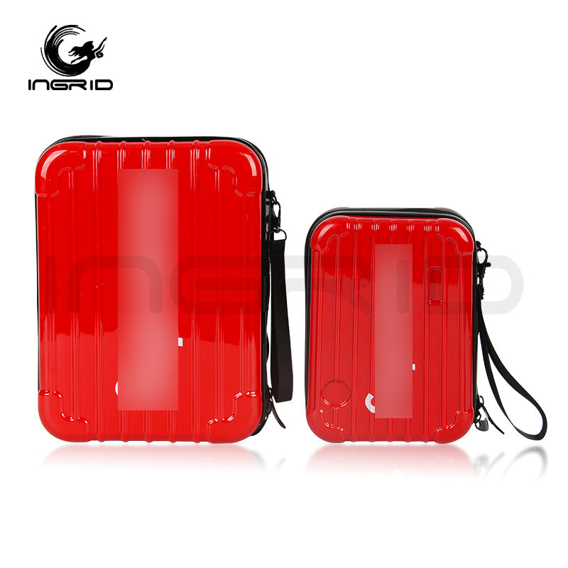 Beauty salon tool storage box oil head box scissors clip comb storage box hairstylist portable beauty code packet of the released version