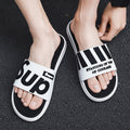 【dropshipping available】korean style men's summer fashion slippers - anti-slip, couple's outdoor/indoor flip-flops