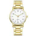 Wholesale steel band quartz watches for men and women - fashionable business casual digital quartz wristwatches for cross-border e-commerce