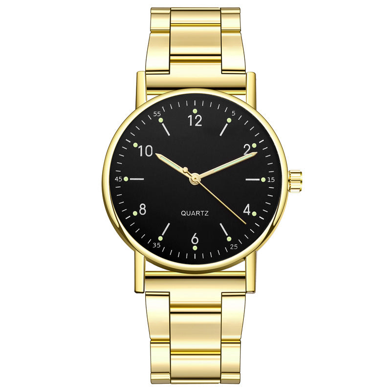 Wholesale steel band quartz watches for men and women - fashionable business casual digital quartz wristwatches for cross-border e-commerce