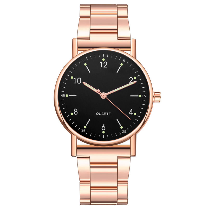 Wholesale steel band quartz watches for men and women - fashionable business casual digital quartz wristwatches for cross-border e-commerce