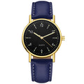 Gold and black blue ribbon