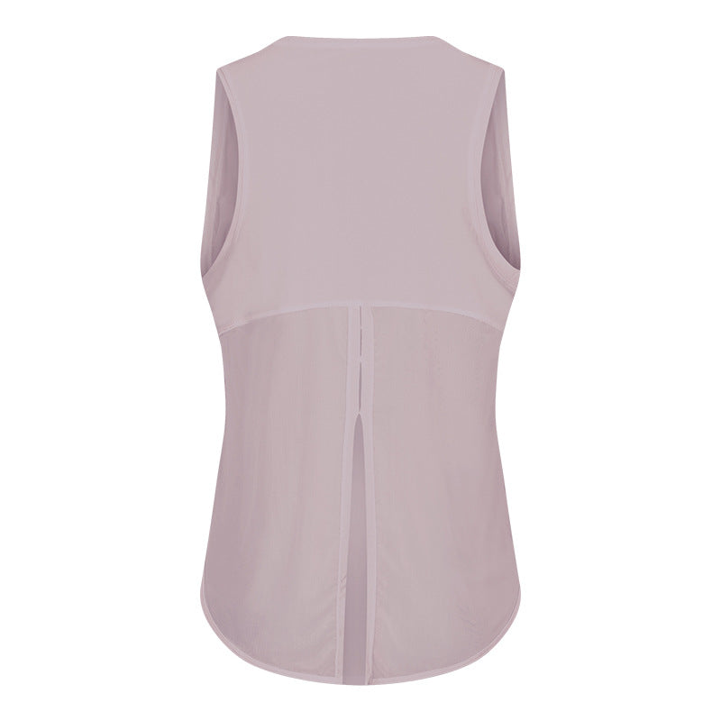 New women's quick-dry tank top - sleeveless workout top for fitness, yoga, running, breathable, loose fit, summer sports t-shirt s