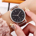 Wholesale steel band quartz watches for men and women - fashionable business casual digital quartz wristwatches for cross-border e-commerce