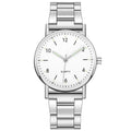 Wholesale steel band quartz watches for men and women - fashionable business casual digital quartz wristwatches for cross-border e-commerce