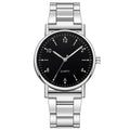 Wholesale steel band quartz watches for men and women - fashionable business casual digital quartz wristwatches for cross-border e-commerce