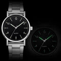 Wholesale steel band quartz watches for men and women - fashionable business casual digital quartz wristwatches for cross-border e-commerce