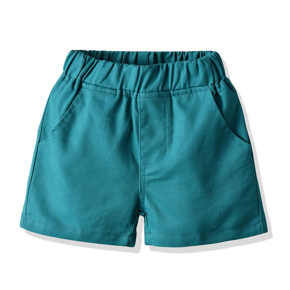 Summer new children's clothing set: pink polo shirt and shorts casual two-piece outfit - dropshipping available