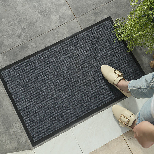 Floor mat entry door entrance door advanced sense dirt resistant home kitchen bathroom non-slip PVC shop carpet water absorption ins