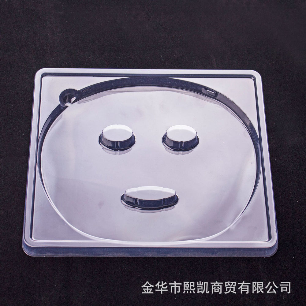 Large seaweed homemade facial mask mold diy facial mask tray mask plate plastic blister transparent trough beauty