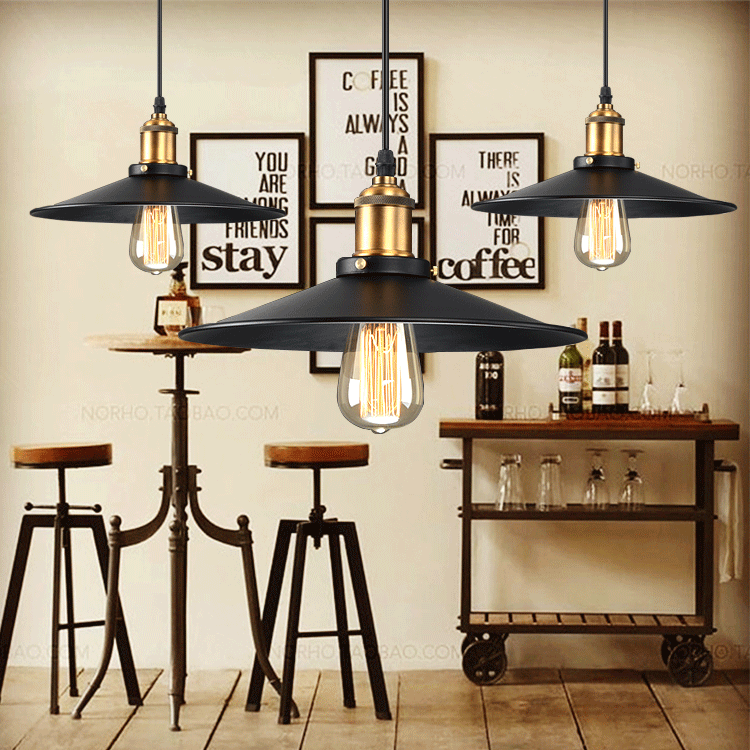 Cross-border  industrial style retro wrought iron small chandelier creative worker decoration personalized balcony aisle corridor lamps
