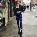 Amazon  hot-selling plaid casual pants for women - high-stretch, high-waisted leggings - cross-border women's fashion - european and american style pants