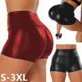 Amazon  hot style sexy nightclub hot pants leather shorts for women cross-border women's clothing honey sexy peach butt shorts