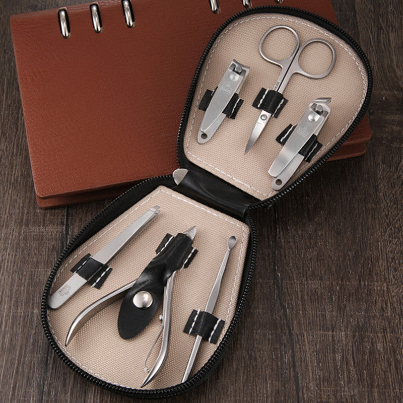 New stainless steel nail clipper set - beauty nail polish manicure trimmer tool gift with logo