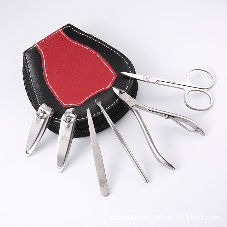 New stainless steel nail clipper set - beauty nail polish manicure trimmer tool gift with logo