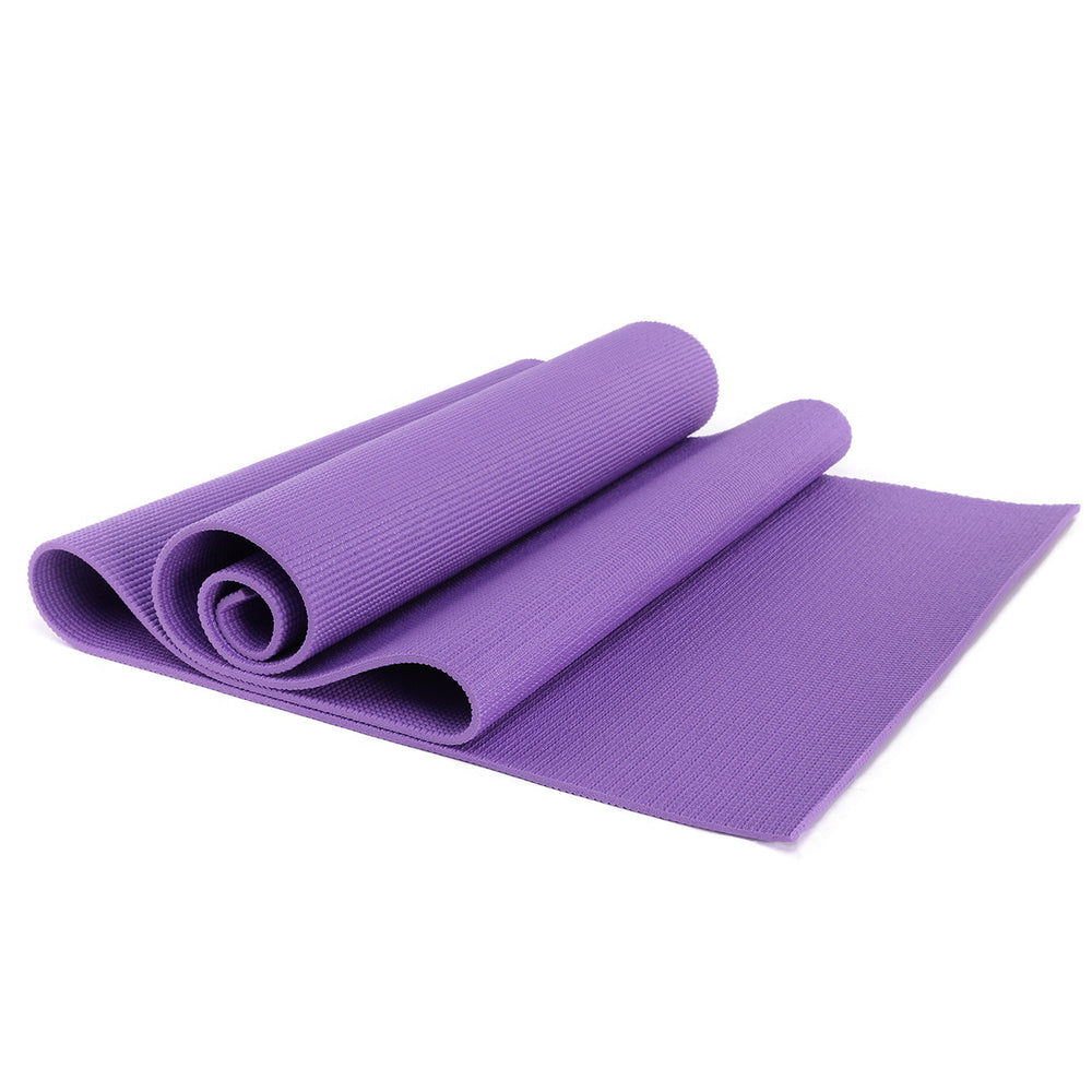 Custom pvc yoga mat - 3mm patterned, shock-absorbing, thickened fitness training mat for women - non-slip, comfortable yoga mat